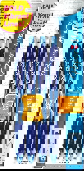 Retractable Ball Point Pen: 1 mm Tip, Blue Ink